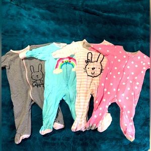 Gerber 3-6 month onesie sleepers